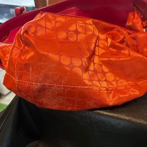 Kate Spade Fuchia / hot pink hand bag leather - Picture 6 of 15